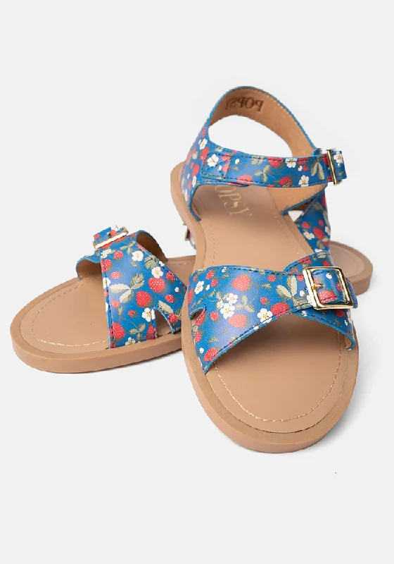 Sandals online check-in-Strawberry Print Popsy Sandals