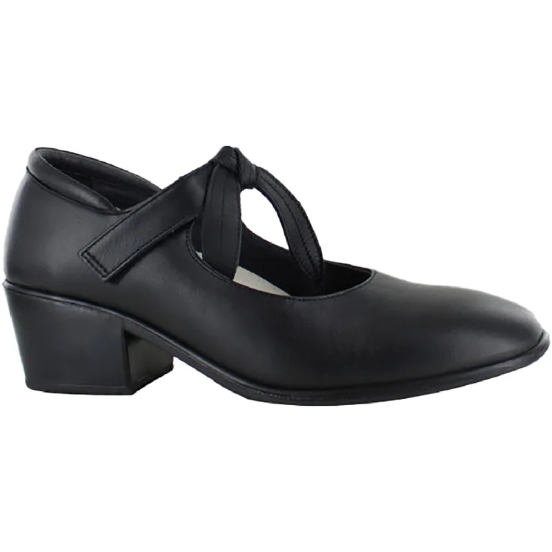 Fashion & Dress Shoes for classic appeal-Women's Naot Nobility Jet Black Leather