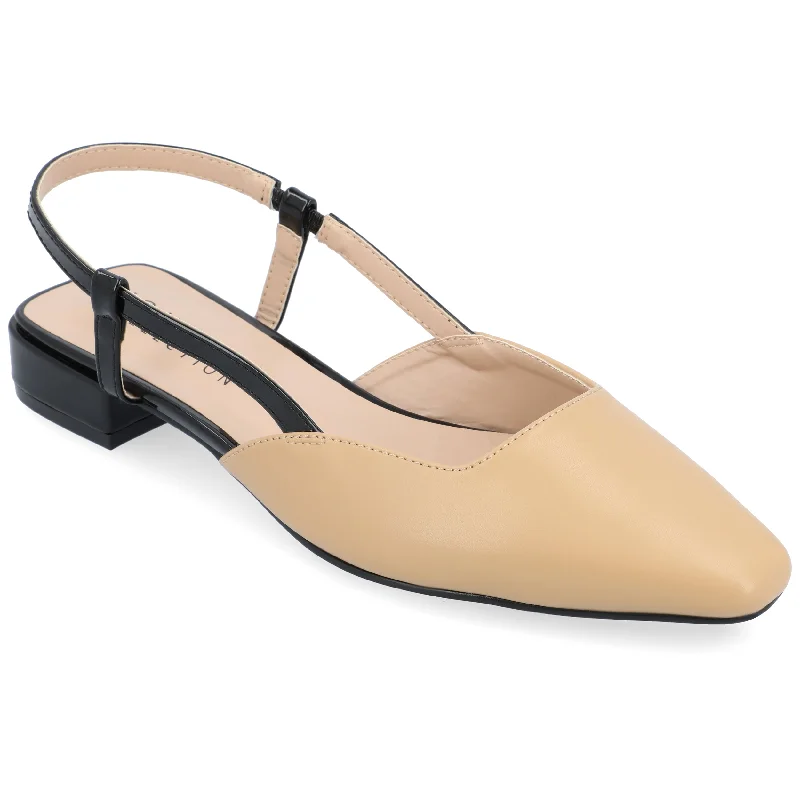 Flats shoes with fun textures-Journee Collection Women's Paislee Flats