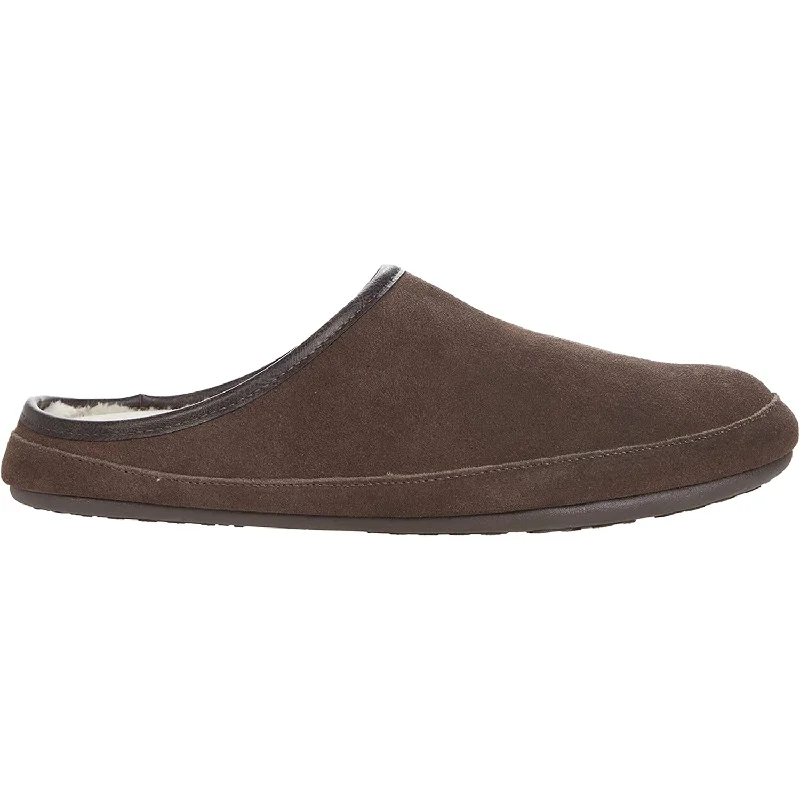 Slippers lamp dims-Men's Tempur-Pedic Shiloh Dark Taupe Suede