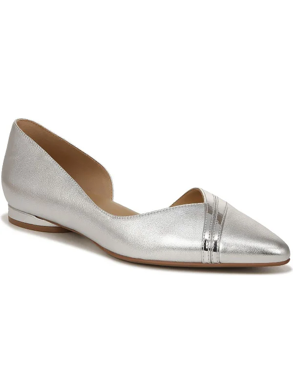 Flats for petite women-Henrietta Womens Slip On D'Orsay