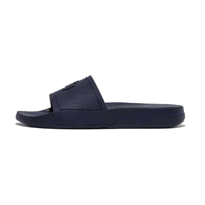 Sandals fitness classes-FitFlop Iqushion House Slide Sandals - Midnight Navy