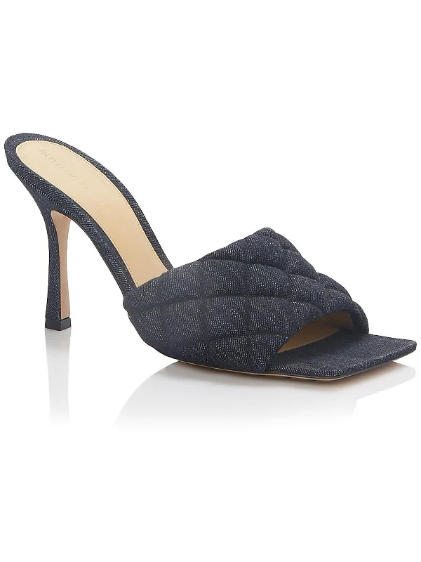 Sandals app updates-Womens Denim Siletto Heels