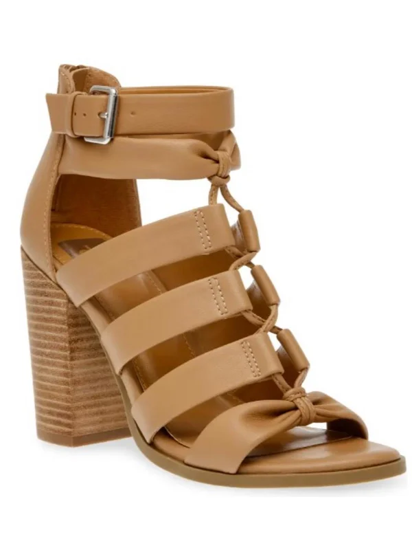 Sandals RV parking-Billy Womens Faux Leather Strappy Gladiator Sandals