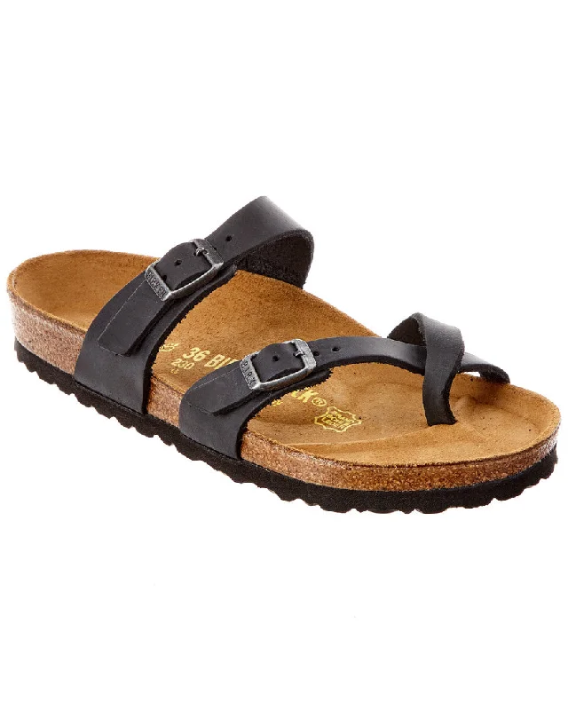 Sandals astronomy events-Birkenstock Women's Mayari Oiled Leather Sandal