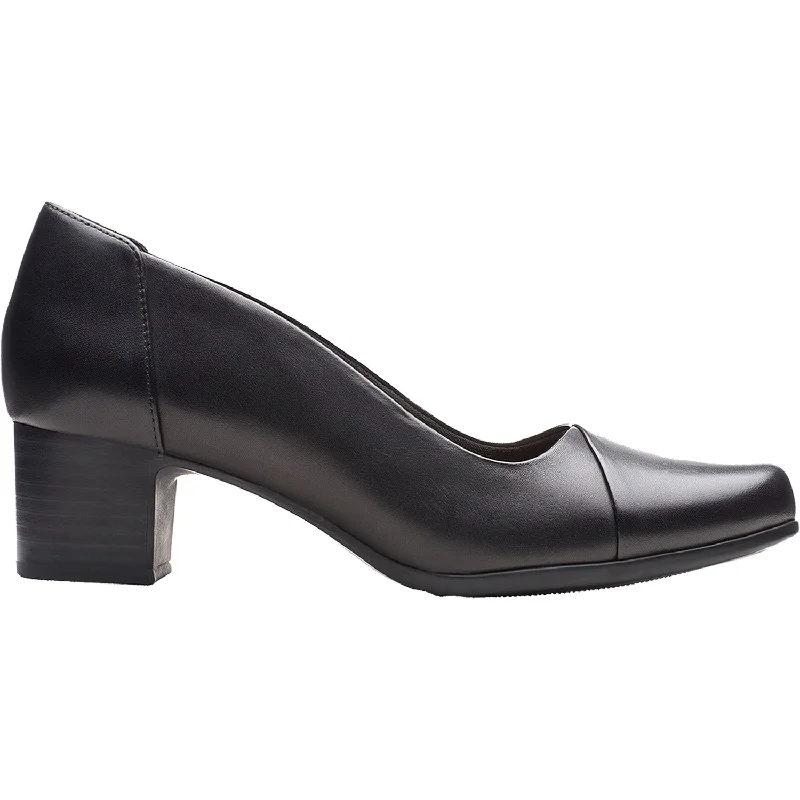 Fashion & Dress Shoes for prom-Women's Clarks Un Damson Step Black Leather