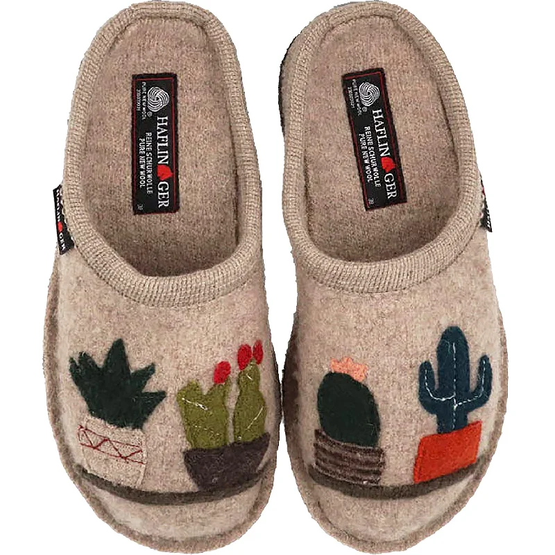 Women's Haflinger Cactus Natural Wool