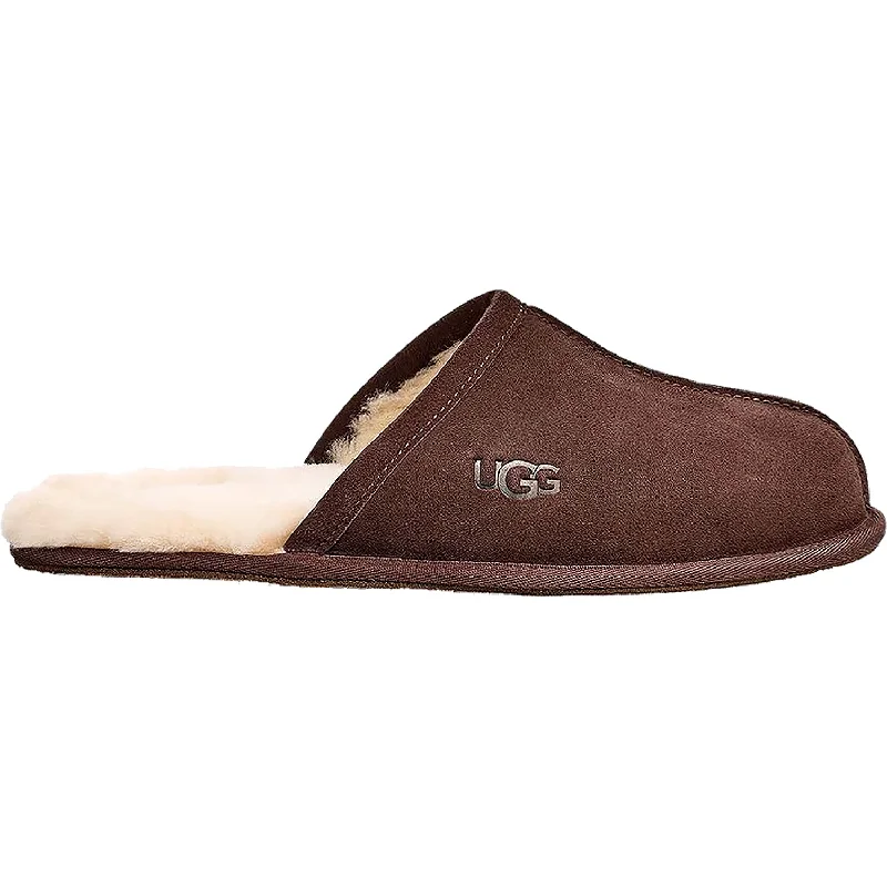 Slippers voice chats-Men's UGG Scuff Espresso Suede