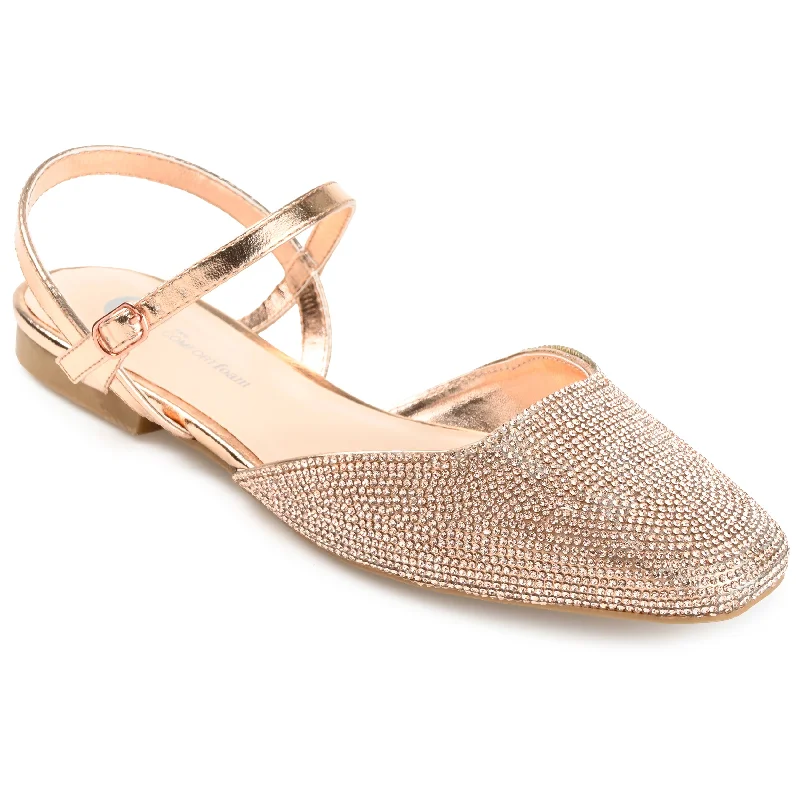 Flats shoes for laid-back style-Journee Collection Women's Tru Comfort Foam Nysha Flat