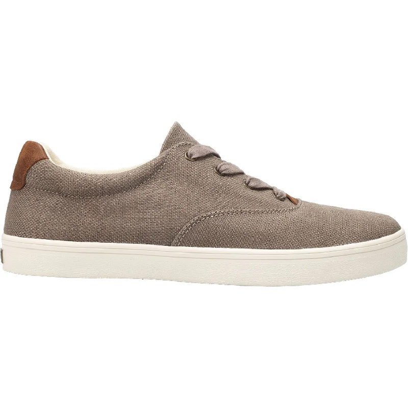 casual shoes with durable materials-Men's Taos Ballentine Taupe Canvas