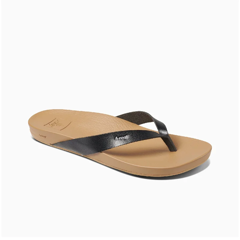 Sandals family pools-Reef Cushion Court Women's Sandals - Black/Natural