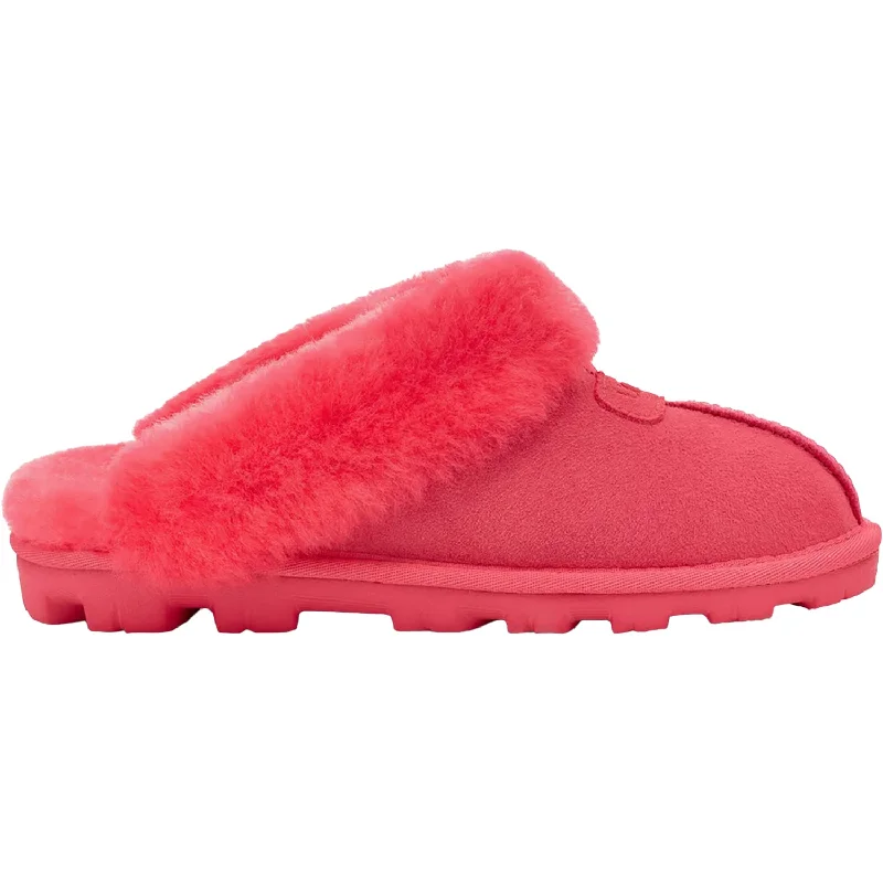 Slippers story pulls-Women's UGG Coquette Pink Glow Sheepskin