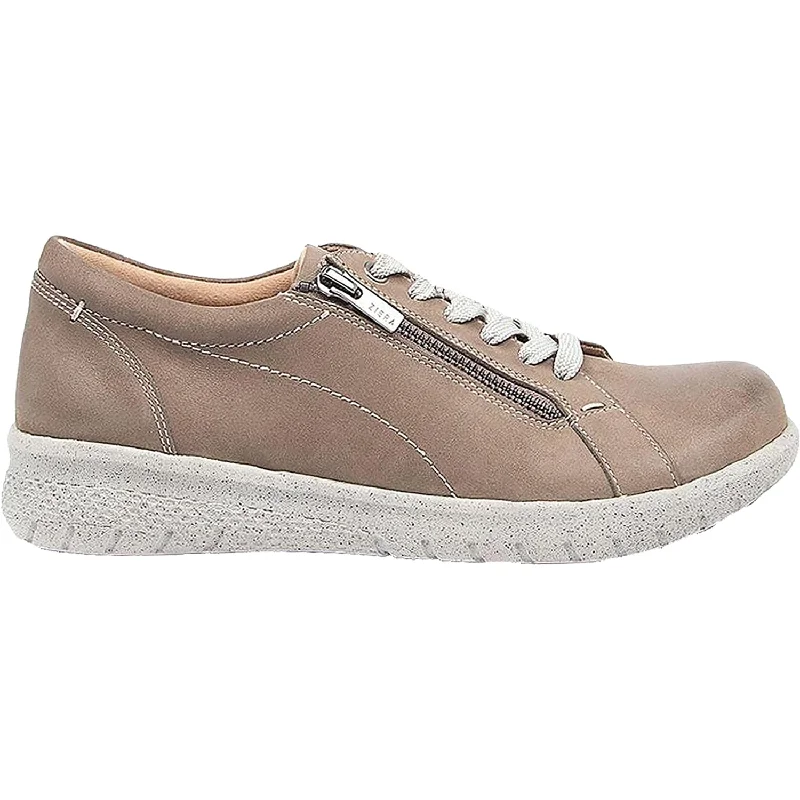 comfortable slip-on casual shoes for active wear-Women's Ziera Solar Taupe Nubuck