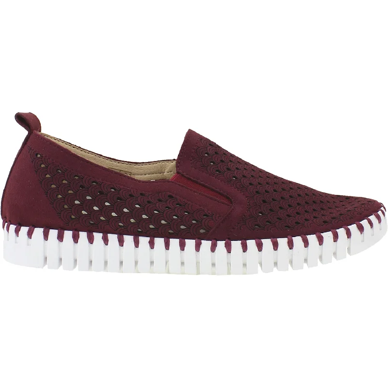 casual shoes with extra room for foot expansion-Women's Ilse Jacobsen Tulip 140 Wine Tasting Synthetic