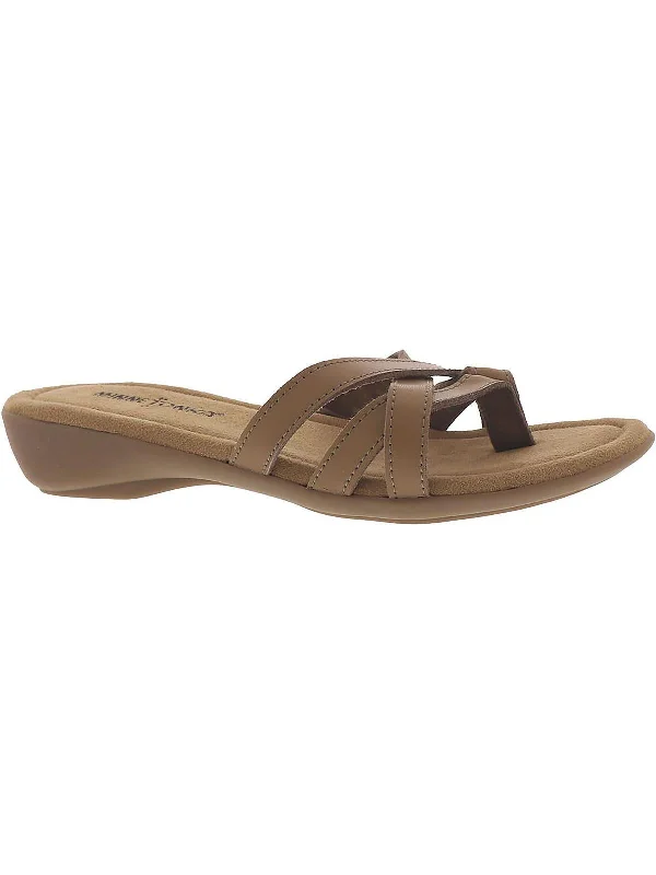 Sandals catamaran tours-Sunny Womens Leather Flip Flop Thong Sandals