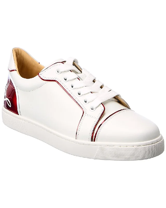 Shoes for high-performance athletes-Christian Louboutin Fun Vieira Leather Sneaker