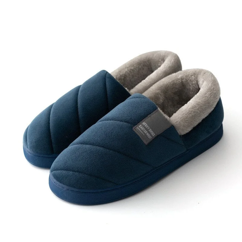 Slippers cool drops-Groovywish Men Women Slippers Plush Soft Fur Lined Slides