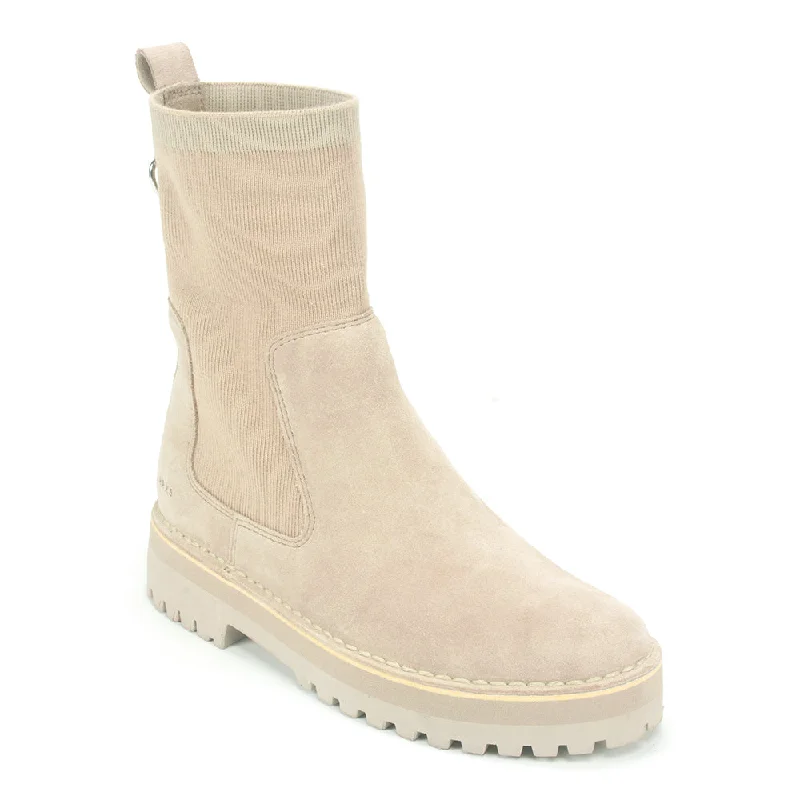 Casual leather boots women-Rock Knit Boot