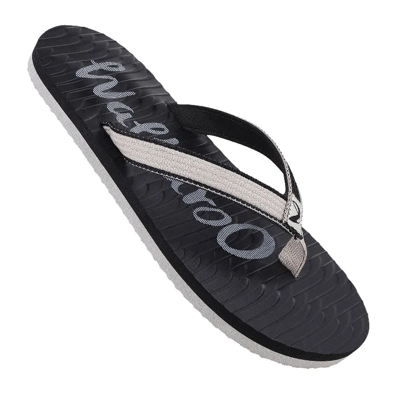 Slippers bed pulls-Men's Flip-Flop Slippers - 959 Black Grey