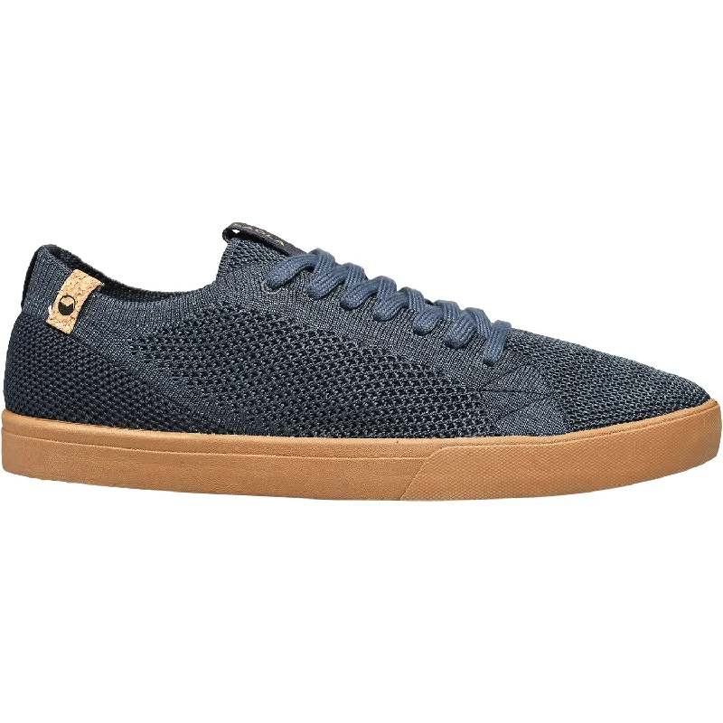 versatile casual shoes for long walks-Men's Saola Cannon Knit Navy Fabric