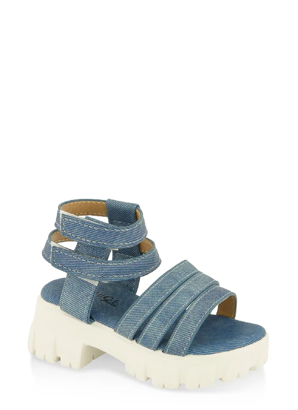 Sandals Antigua resorts-Toddler Girls Strappy Gladiator Sandals