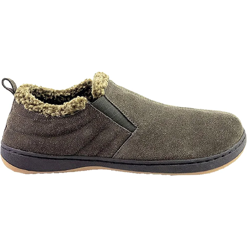 Slippers time flies-Men's Tempur-Pedic Warrick Charcoal Suede