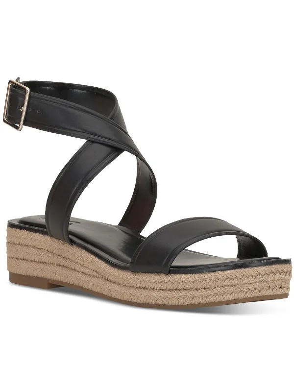 Sandals low season-Womens Open Toe Strappy Platform Sandals