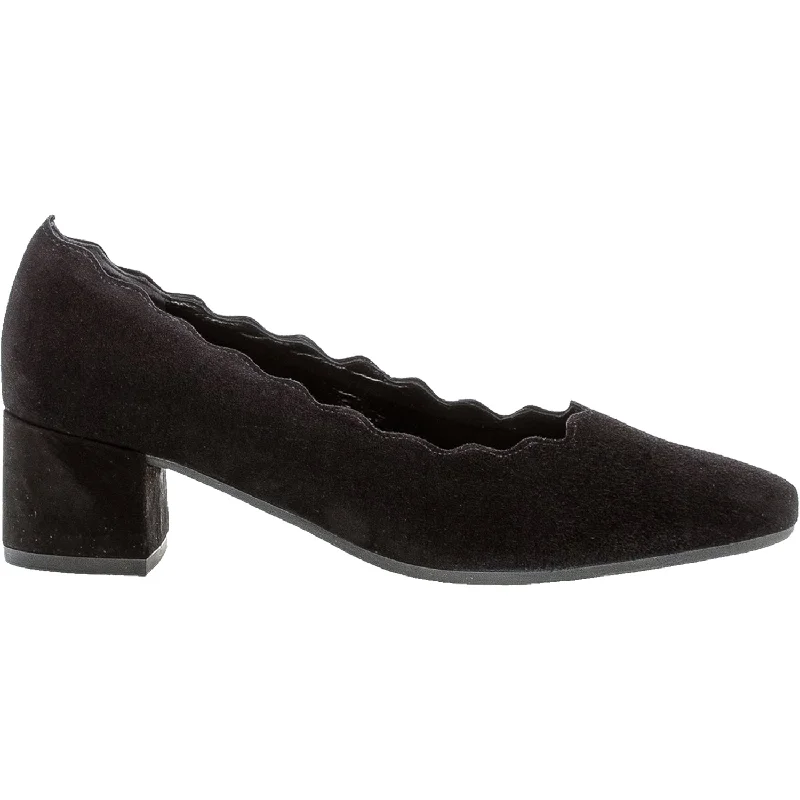 Fashion & Dress Shoes with refined features-Women's Gabor 52.141.47 Black Suede