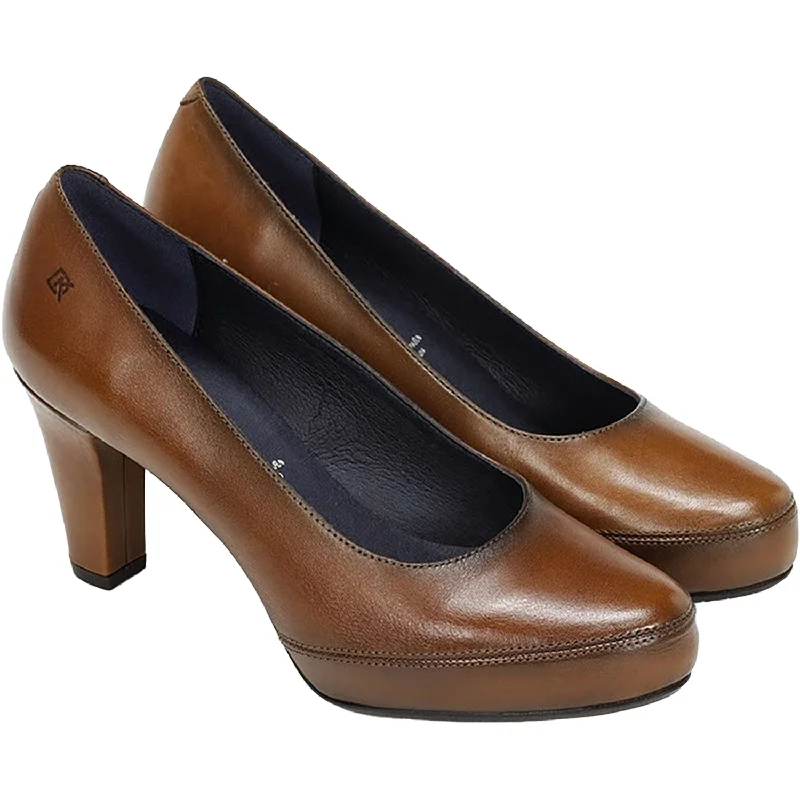 Fashion & Dress Shoes with minimal design-Women's Dorking Blesa D5794 Cognac Leather