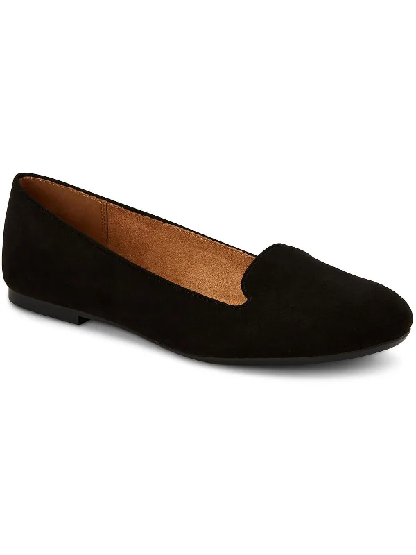 Flats shoes for fashionable days-Alysonn Womens Faux Suede Flat Ballet Flats