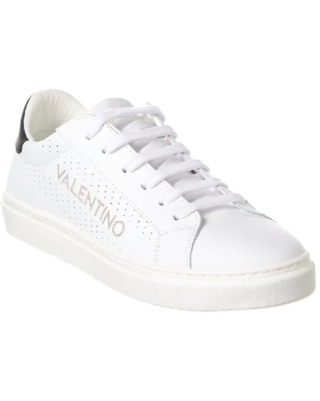 Shoes for performance-oriented athletes-Valentino by Mario Valentino Kara Leather Sneaker