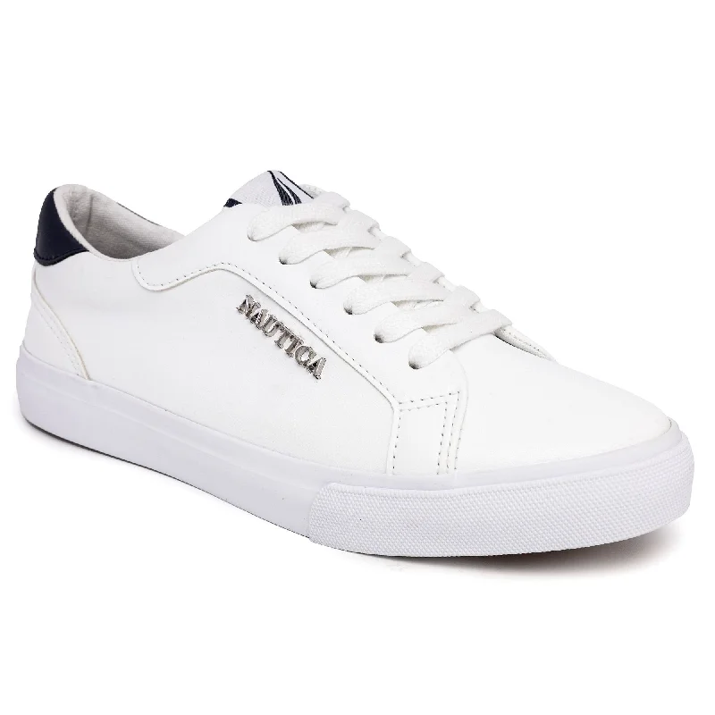 Low-top Athletic Shoes-Nautica Logo Lace-Up Sneaker