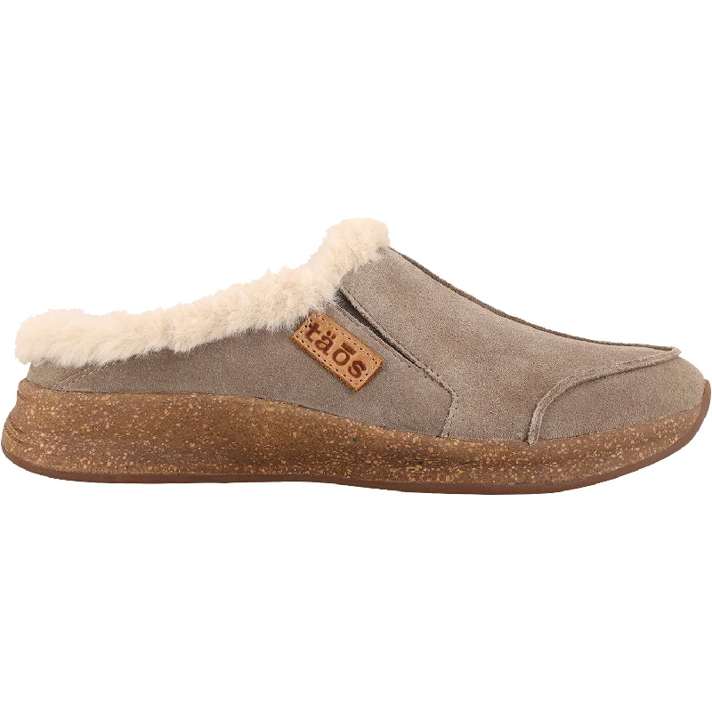 Slippers pace steadies-Women's Taos Future Dark Taupe Suede