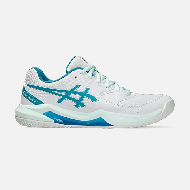 Women's Gel-Dedicate 8 (White/Teal Blue)