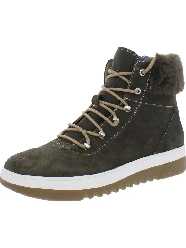 Tall boots for women-Gear Up Womens Lace up Shearling Boots