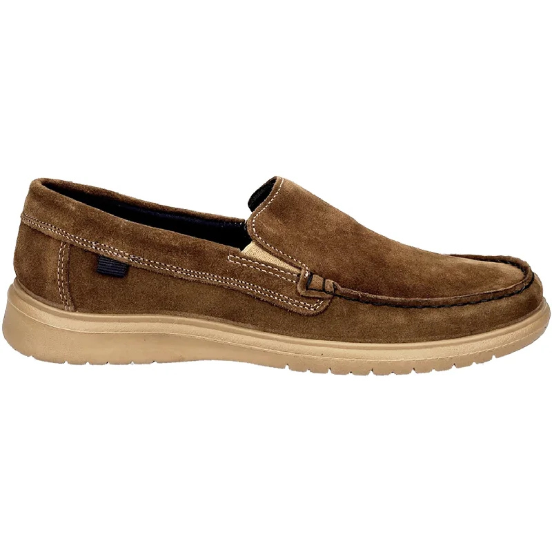 all-day wear casual shoes for comfortable walking-Men's Ara Lagrange Brown Suede