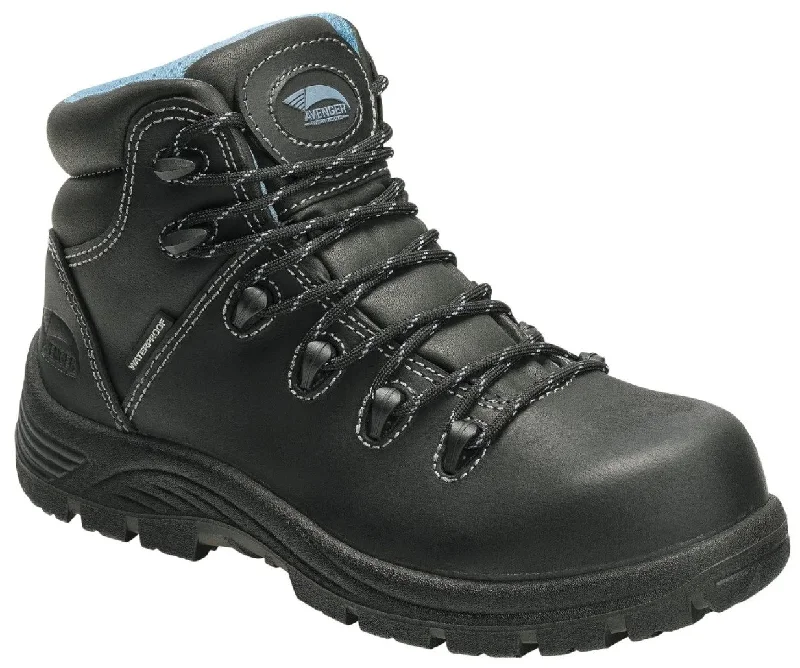 Snow boots flat ankle stylish-Avenger A7127 - 6" Women's Boot Waterproof Composite Toe Boot