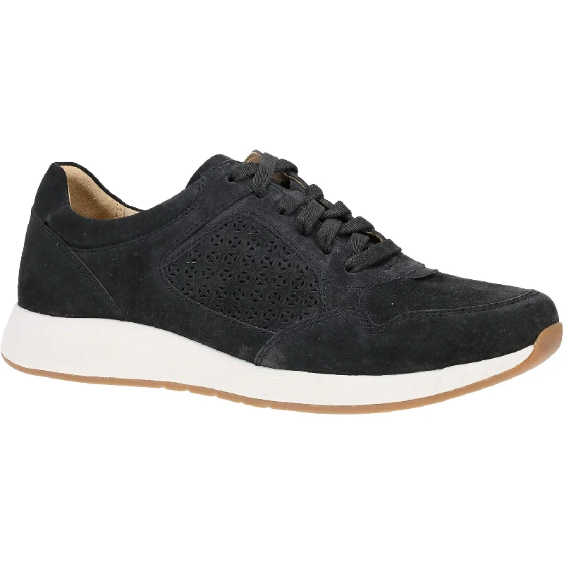 casual shoes for wide feet-Women's Dansko Catie Black Suede