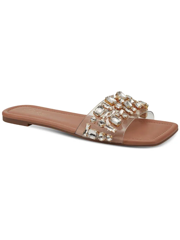 Sandals exclusive offers-jillene Womens Flat Slip On Slide Sandals