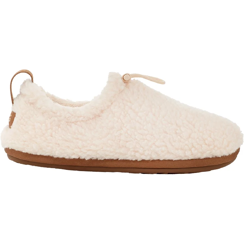 Slippers night wraps-Women's UGG Plushy Slipper Natural/Chestnut